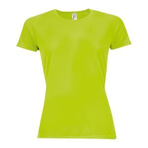 SOLS Womens/Ladies Sporty  T-Shirt / Neon Green